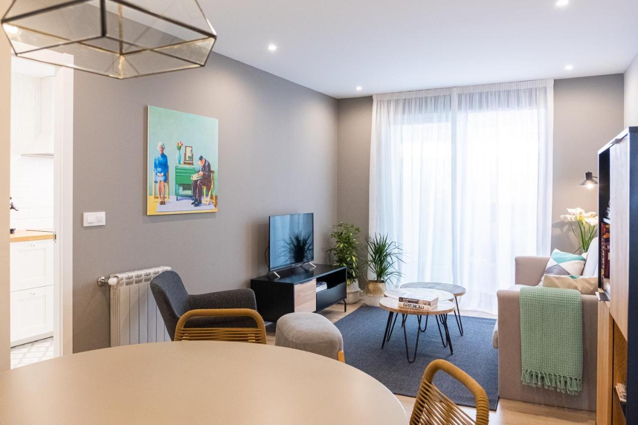 Apartamento De Diseno Centrico Con Terraza Espectacular Santiago de Compostela Bagian luar foto