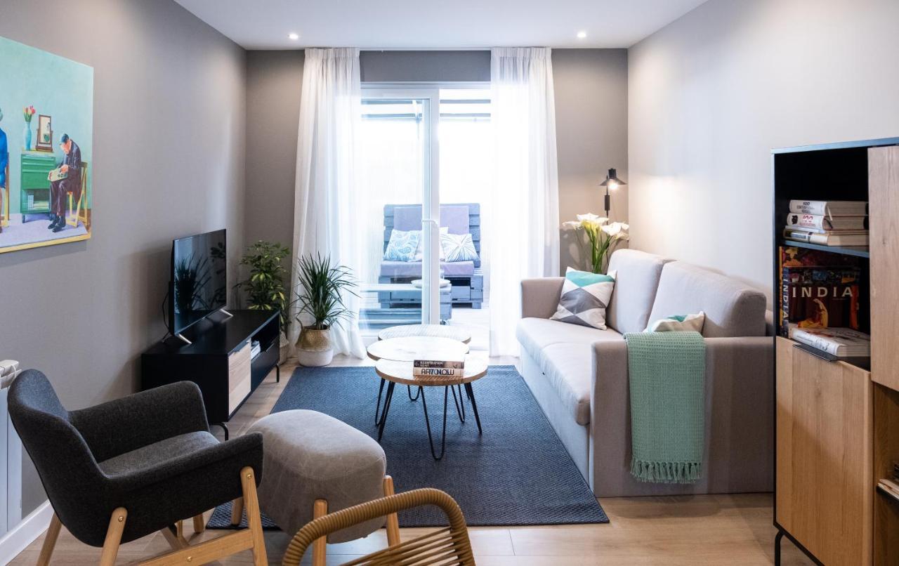 Apartamento De Diseno Centrico Con Terraza Espectacular Santiago de Compostela Bagian luar foto